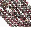 Natural Superb Quality Rhodolite Garnet Smooth Coin Beads Strand 10 Strands of 14 Inches Each & Sizes from 4mm approx.
